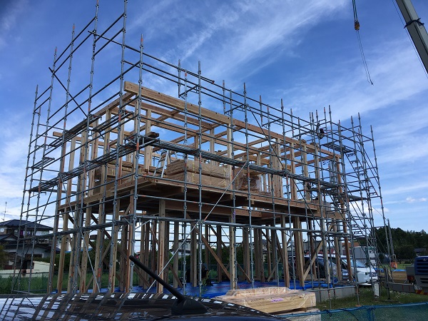 登米市中田町新築工事 アオバクラフト 一級建築士がライフスタイルに寄り添った家づくりをご提案いたします